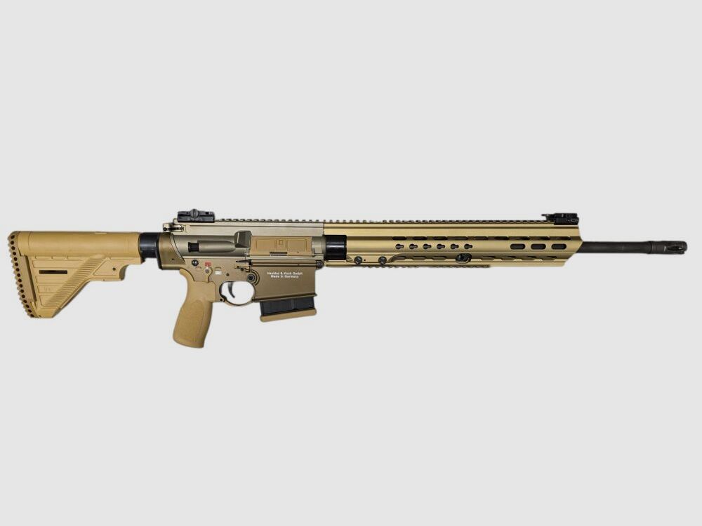Heckler & Koch halbautomatische Büchse MR 308 A3 SAND Kaliber 308Win 20" HK Slime Line Hkey MR308 SANDFARBEN UVP: 3600€