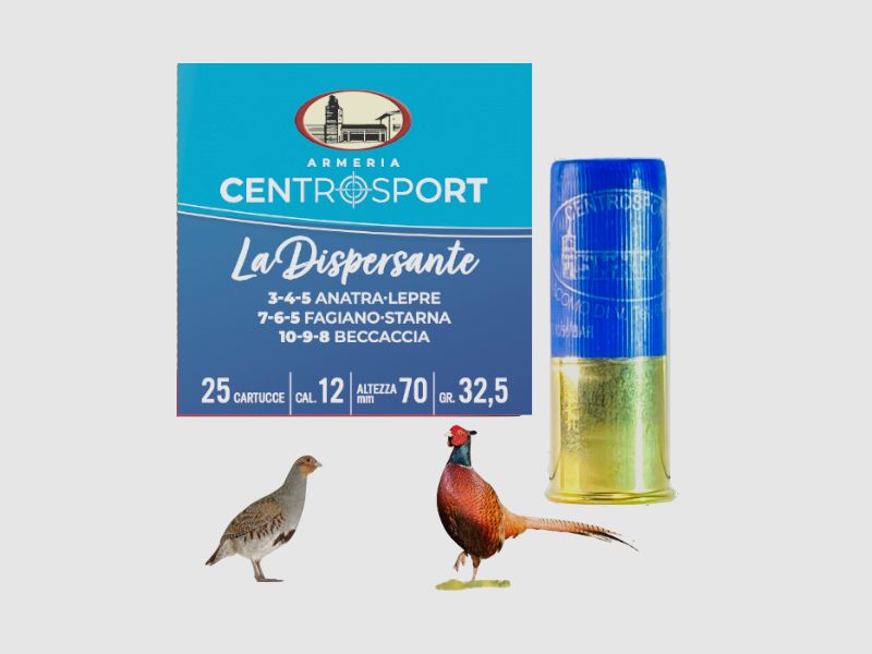 ARMERIA CENTROSPORT – Hagelpatronen – F2 DISP. Lood 7-6-5 BLAUW