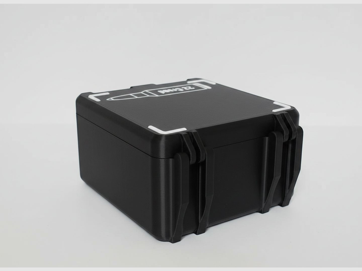 Filamelt Munitionsbox / 22 Creedmoor / 'Klapp- / Rastdeckel' / Patronenbox, Ammo Box