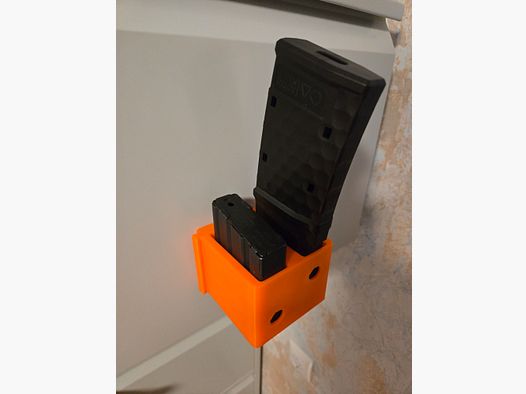 2x supporto per caricatore AR 15, organizer universale per armadietto da armi, magnete antiscivolo