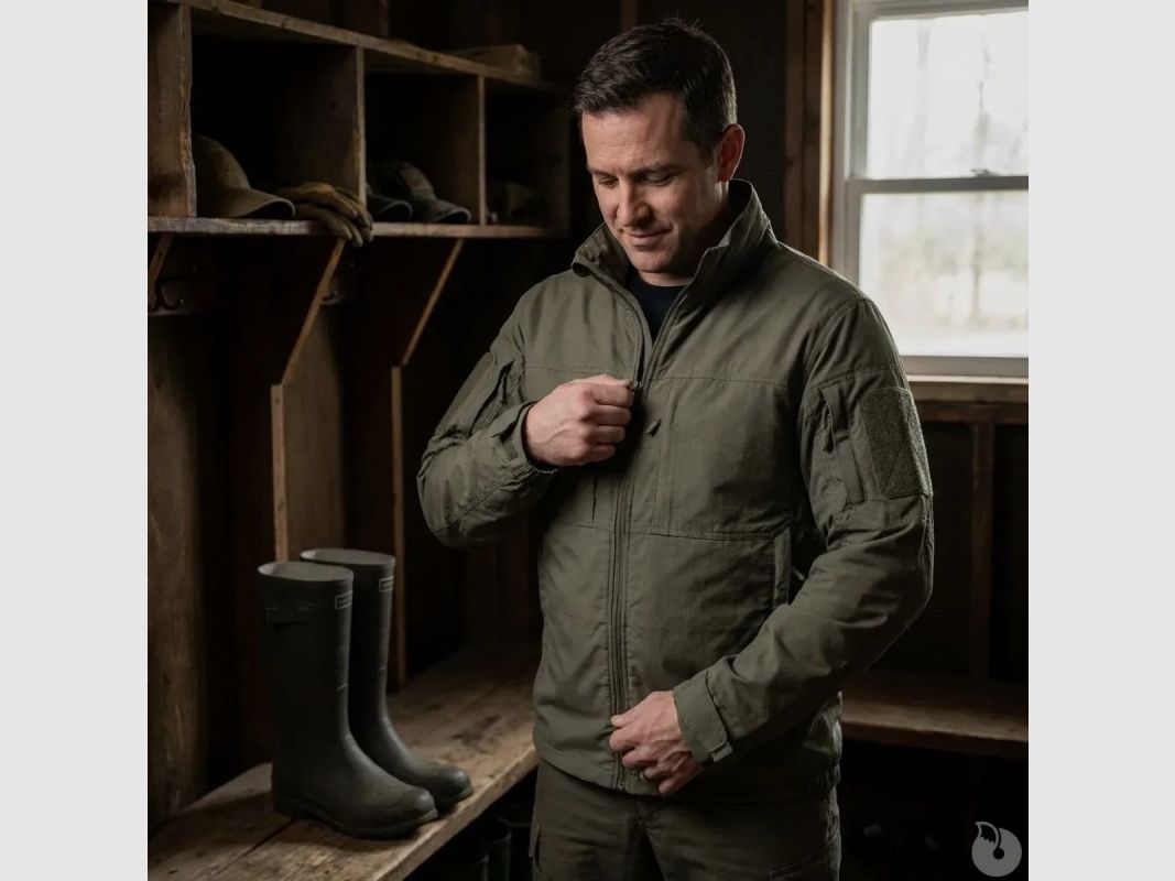 Jacke Fighter 8 Taschen Ripstop khaki M bis 3XL, Bild 4 von 13