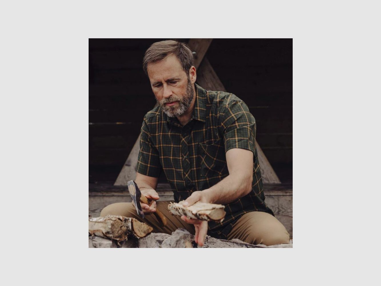 CAMISA PINEWOOD HOMBRE OUTDOOR VERDE, imagen 4 de 4