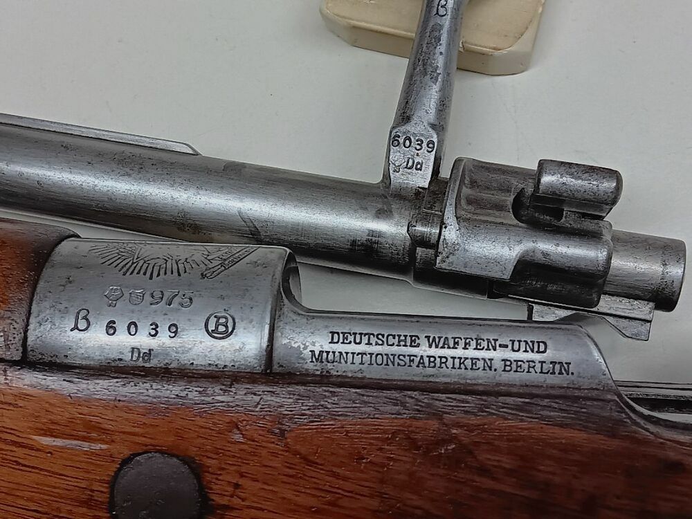 Fábricas de armas y municiones alemanas Berlín Mod. 1908 Brasilien