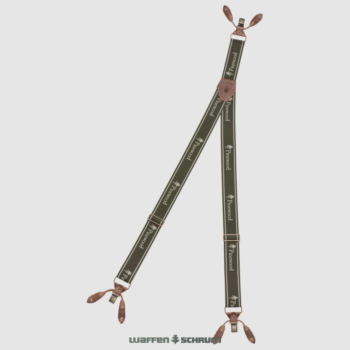 Pinewood Hosenträger Logo 2.0 D.Olive