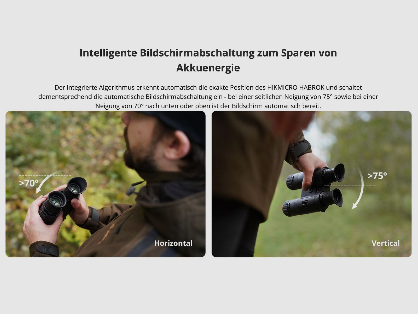 Hikmicro Binocular Habrok HQ35L Wärmebild/Nachtsicht/Digitalkamera 850Nm 2560 x 1440