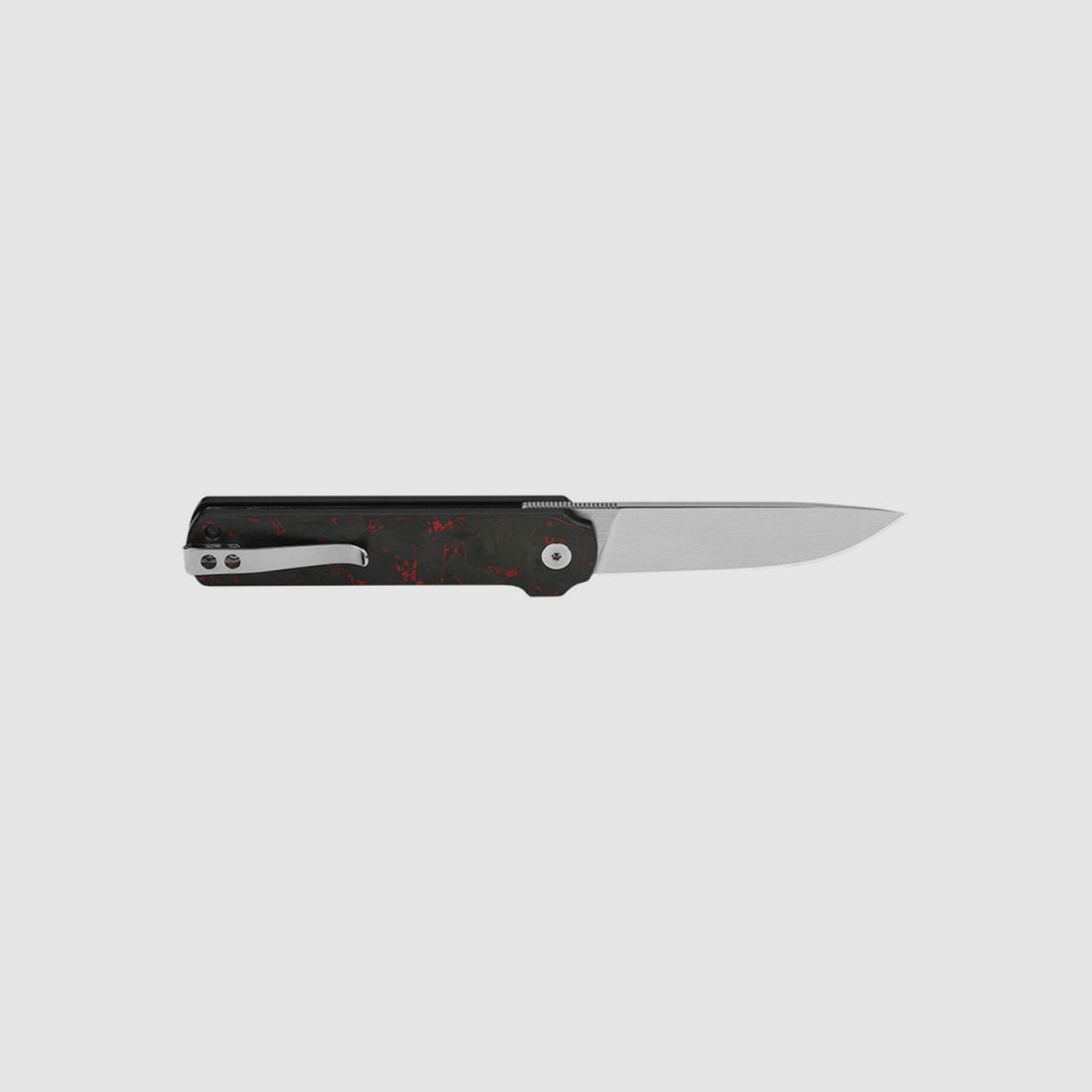 COUTEAU QSP LARK CARBONE / G10 ROUGE, image 2 sur 4