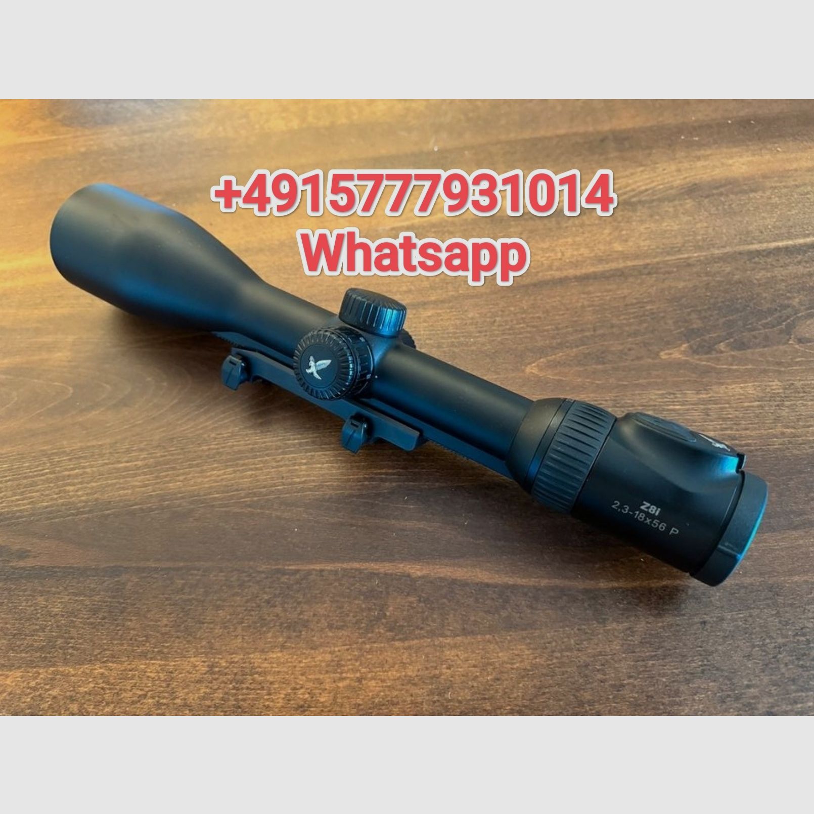 Swarovski Z8i 2.3-18x56 P riflescope with mount