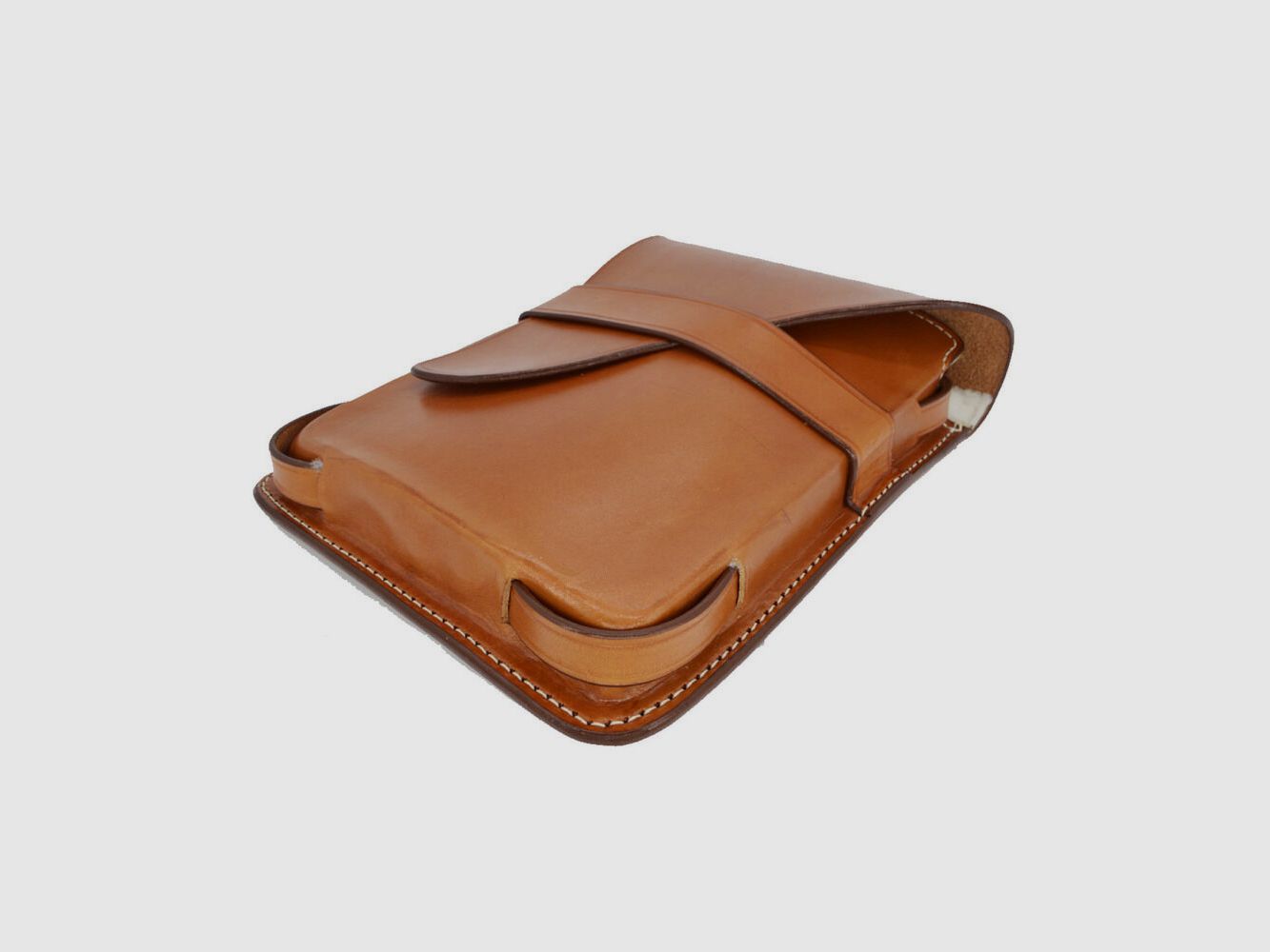 Triple K Tablettasche m/Trageriemen braun