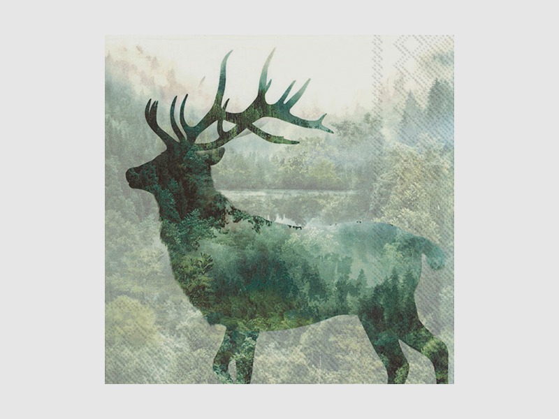 Servietten Magic Deer