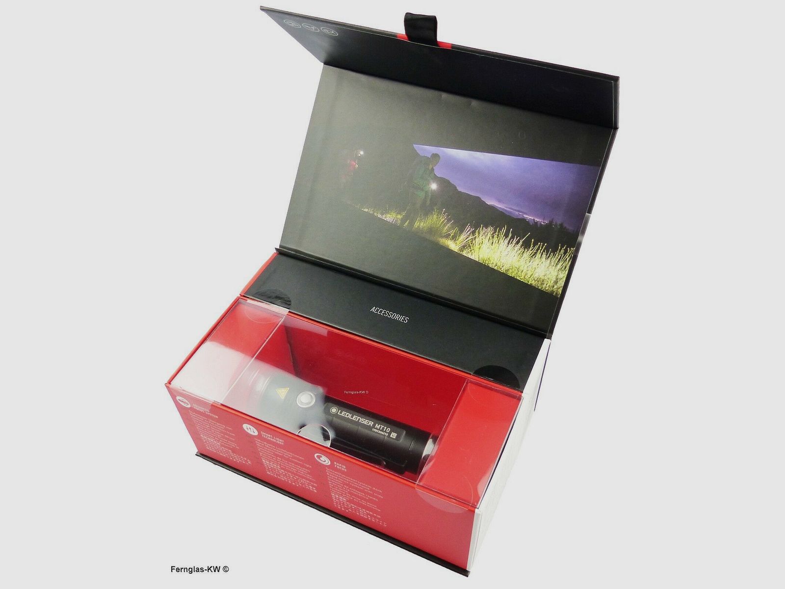 Ledlenser 500843 Boîte cadeau lampe de poche LED rechargeable MT10 puissance lumineuse 1000 lumens