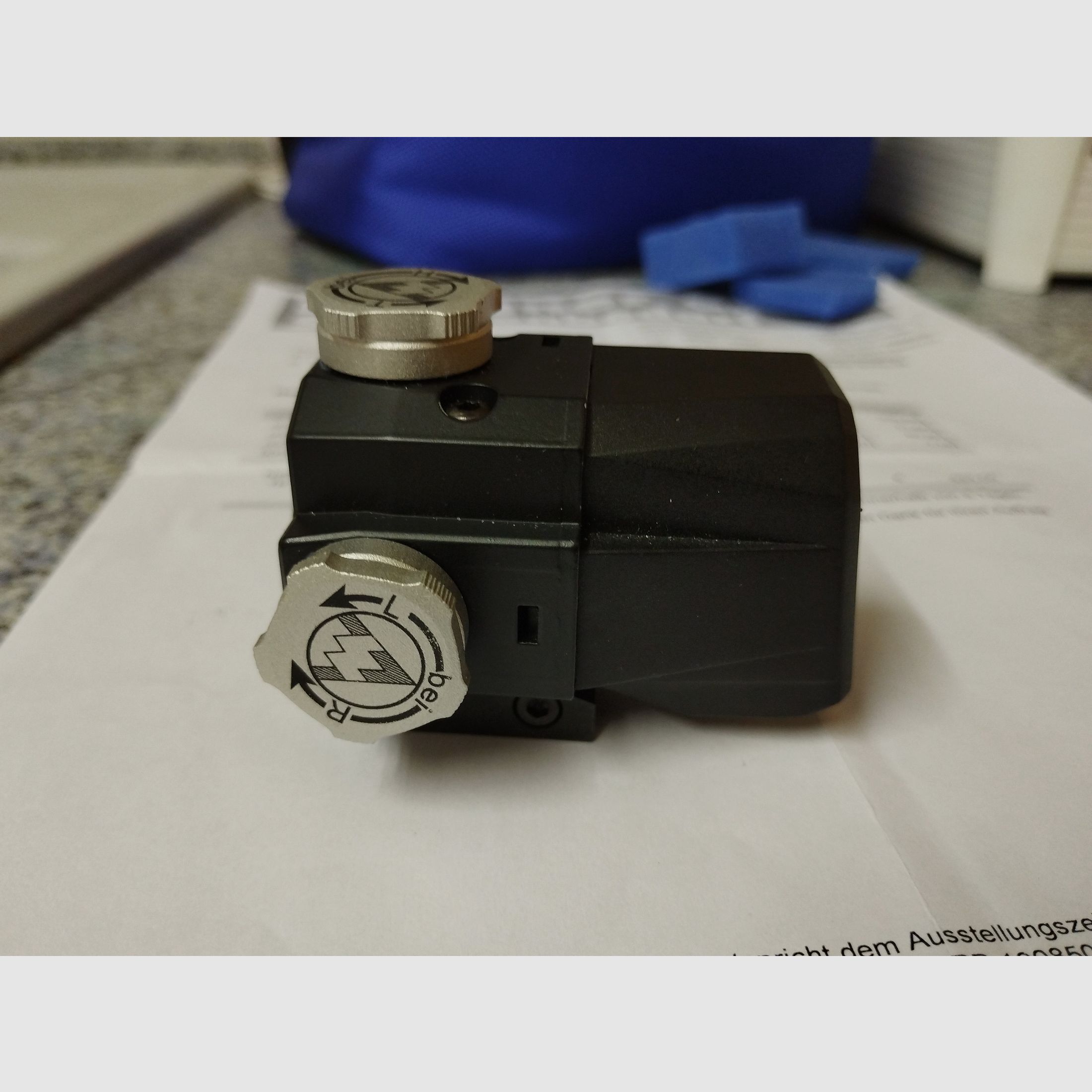 Dioptre de précision Feinwerkbau 4981 pivotant 20 clics