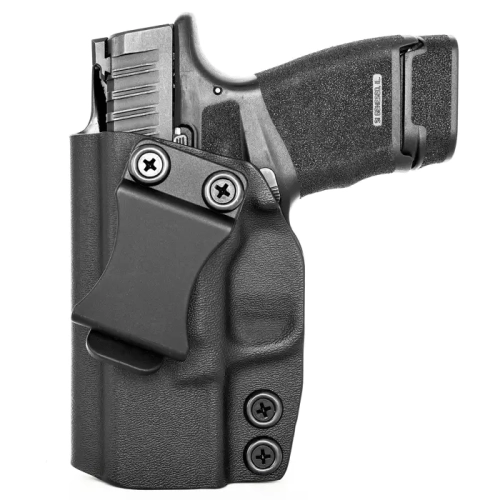Linkshänder-Innenholster für Springfield H11/Hellcat Optics Cut, LH IWB Kydex, Farbe: Schwarz