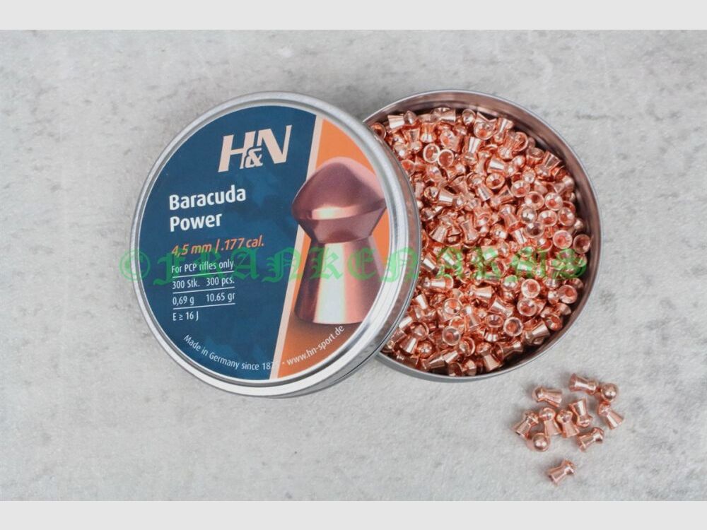 H&N Baracuda Power 4,50mm 300 stuks