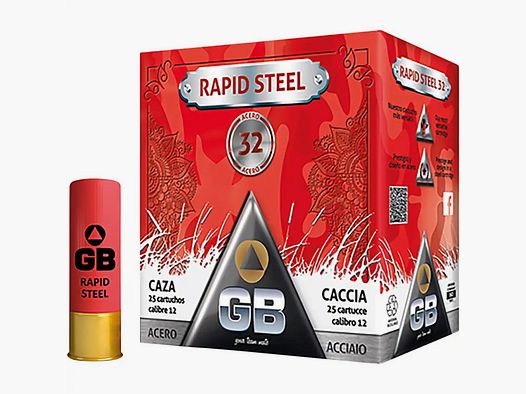 GB RAPID STEEL 12/70 - 32G - 3,0 MM / NR. 5 - 25 COUPS