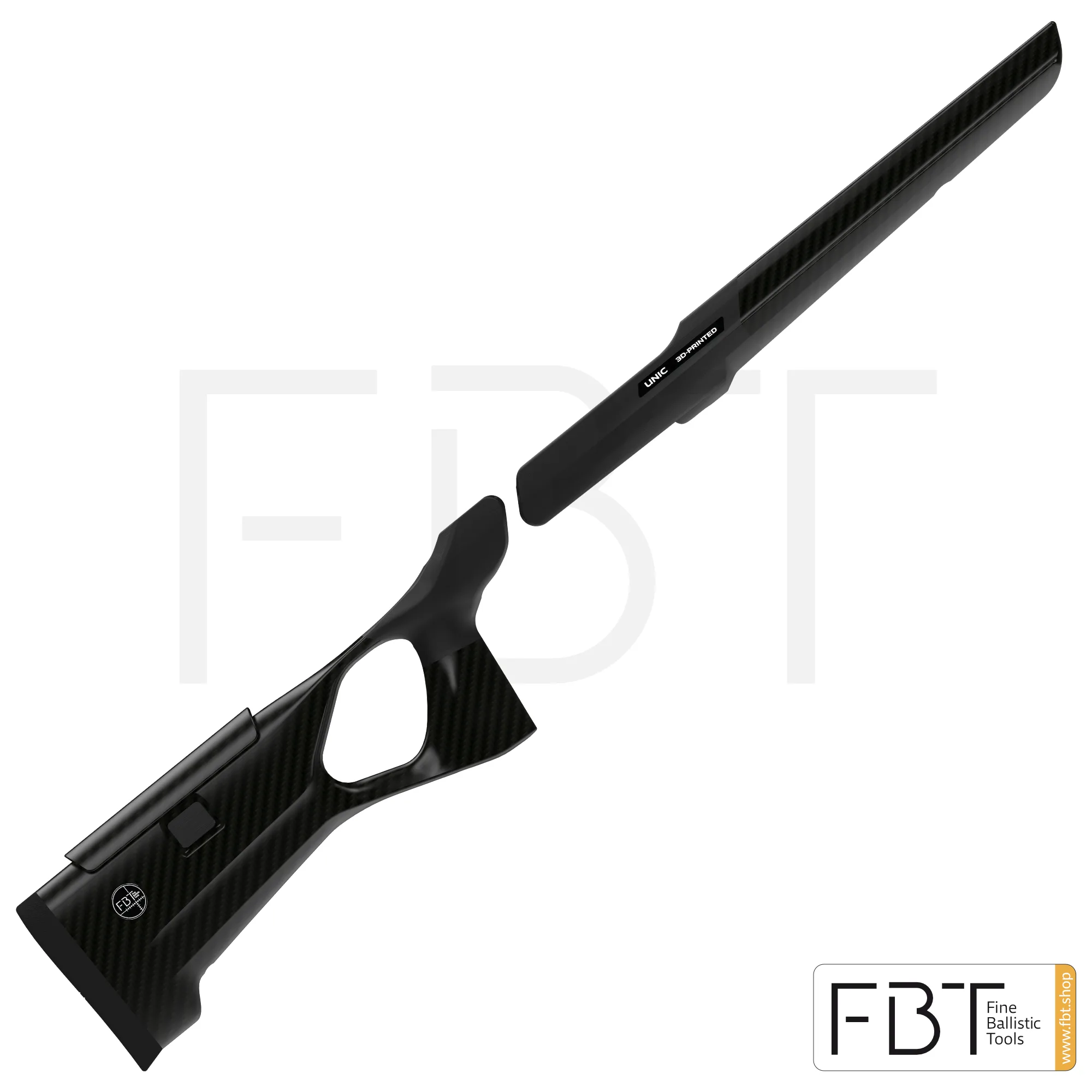 UNIC Carbon Linksschaft | für Waffe Sauer 202 – zweiteiliger Schaft, Bild 1 von 7