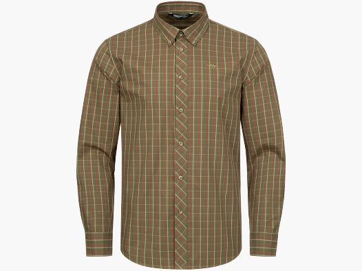 Blaser Herren Hemd Tristan 22 dunkel olive/rot kariert