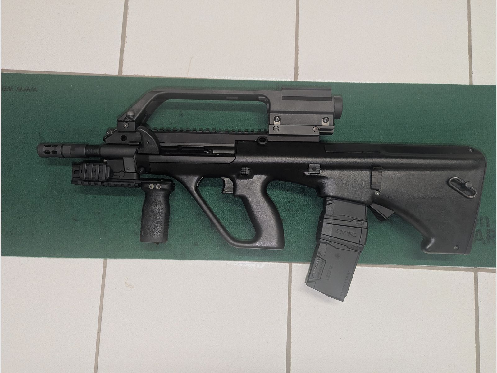 G36 draaghandgreepoptiek met Picatinny-adapter van T2-aluminium