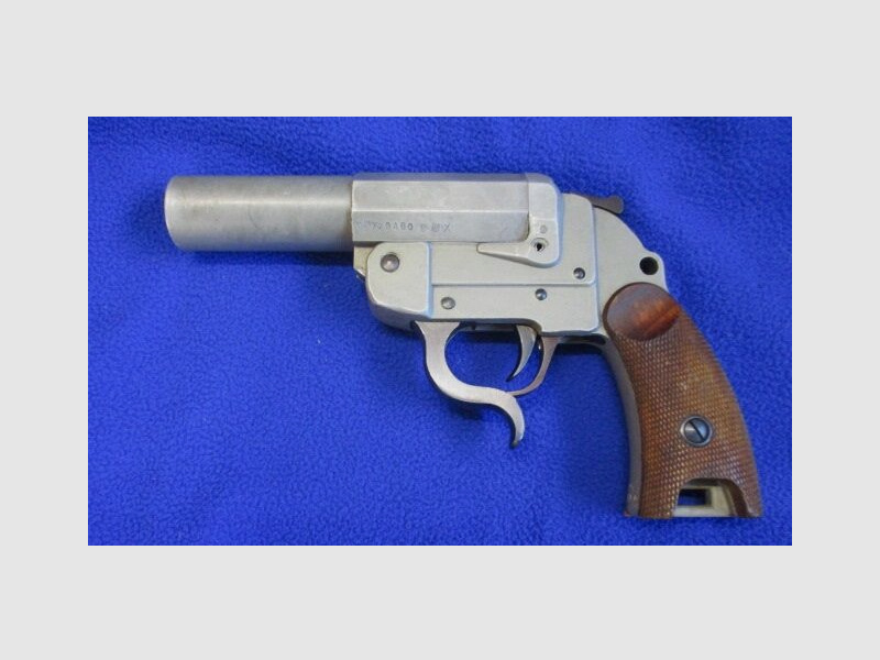 Signalpistole Heym -ehemalige Behördenwaffe- mit Tasche SigPi