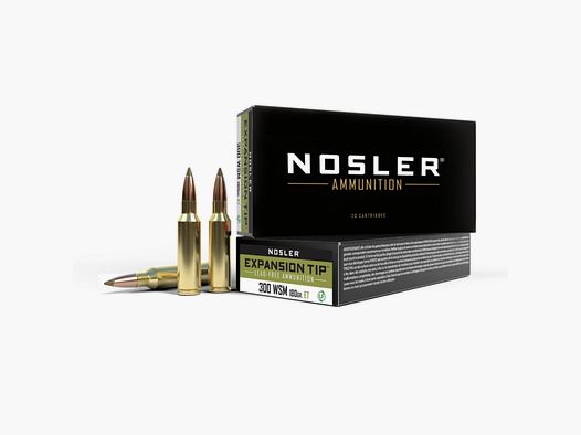 ETA 300 WSM 180gr bleifreie Expansivmunition.