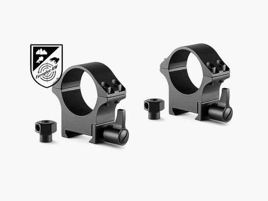 HAWKE 23106 Professional Steel Ring Mounts Weaver Medium 30mm Height 48mm Quick Release