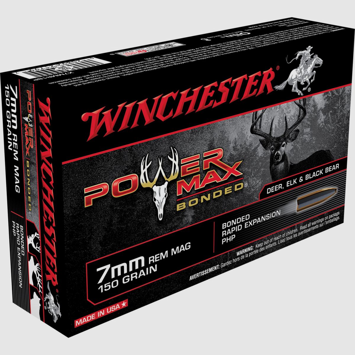 7 Rem Mag Power Max Bonded 9,7g / 150grs