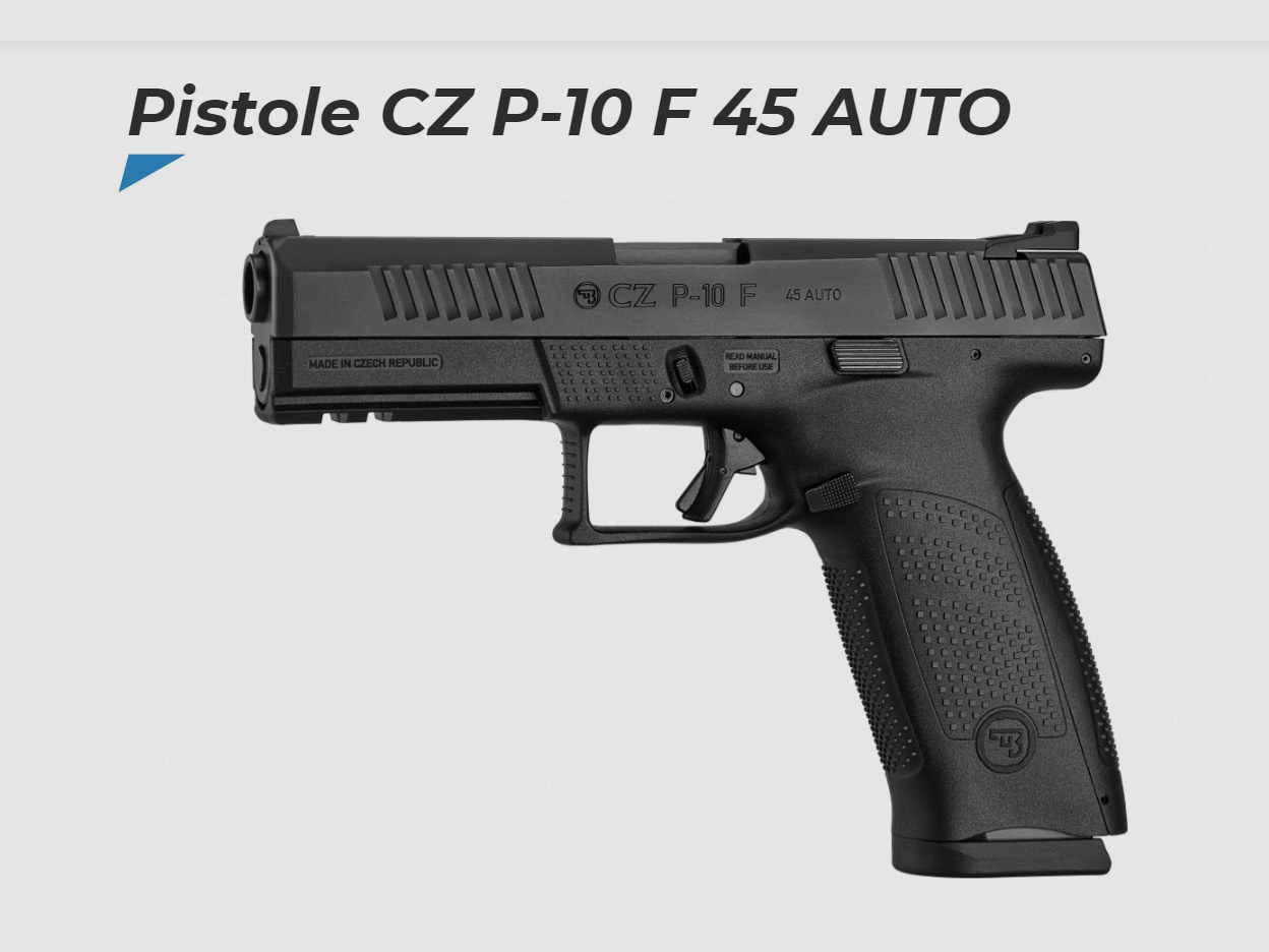 CZ BRNO Pistole Mod. CZ P-10F .45Auto