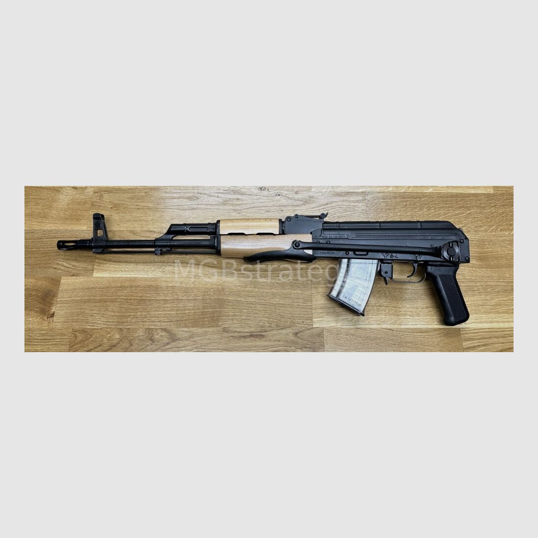 Cugir Modelo 64 - rifle semiautomático 7,62x39 - cañón de 42,5 cm con culata plegable Modelo 64 - cañón cromado duro - versión civil AKMS / sistema AKM / AK47 AK-47, imagen 2 de 7