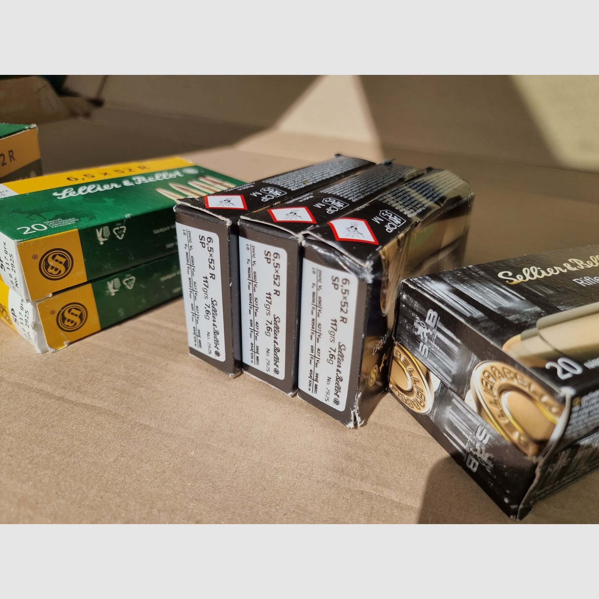 Munition S&B 6,5x52R Teilmantel - passt für 25-35 Winchester - 200 Schuss