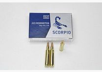 1000 Schuß .223 STV Scorpio 55 Grain 3,6 gramm im 20er Pack .223 Rem