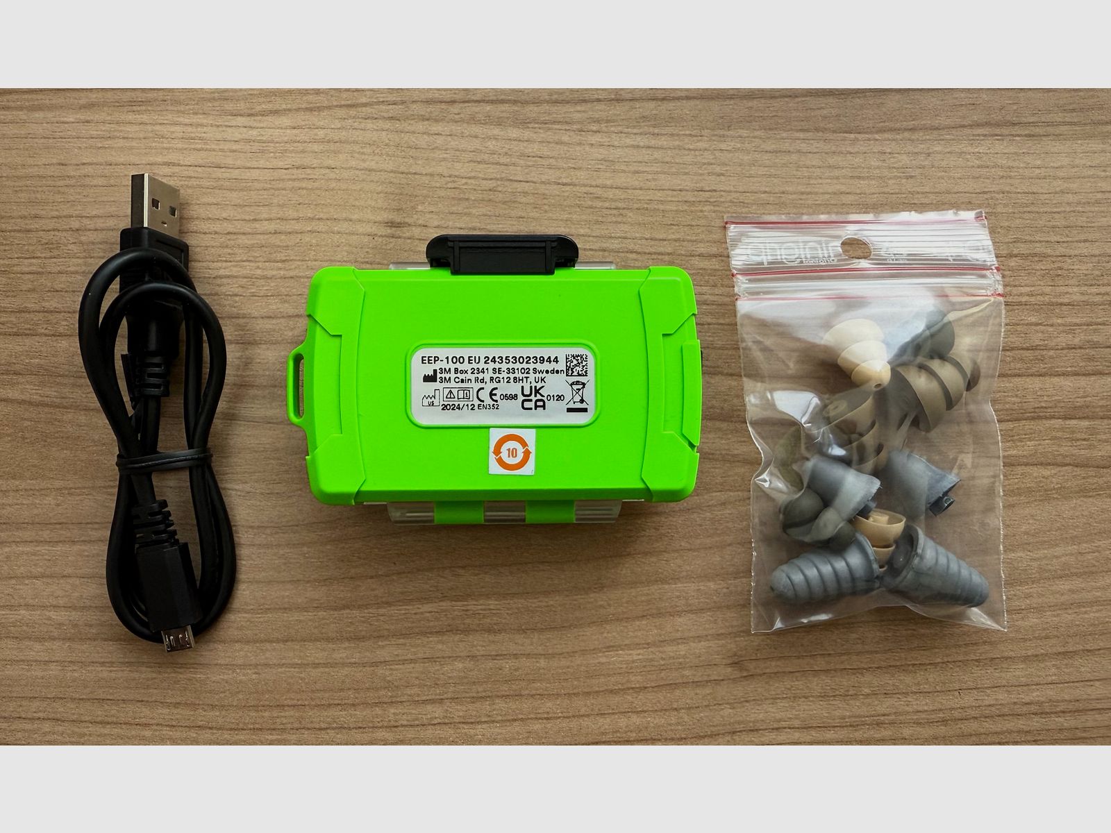 3M PELTOR EEP-100 EU / Elektronische Gehörschutzstöpsel / Gehörschutz