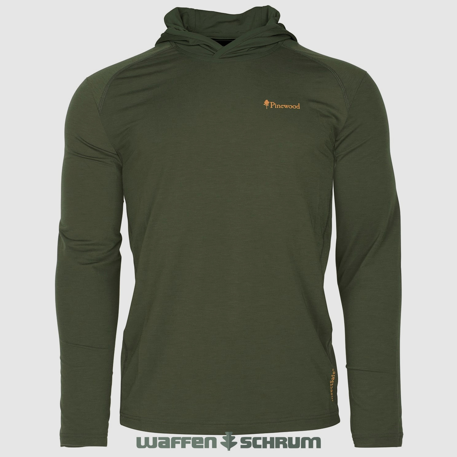 Hoodie Pinewood Ochrona przed insektami Zielony mech