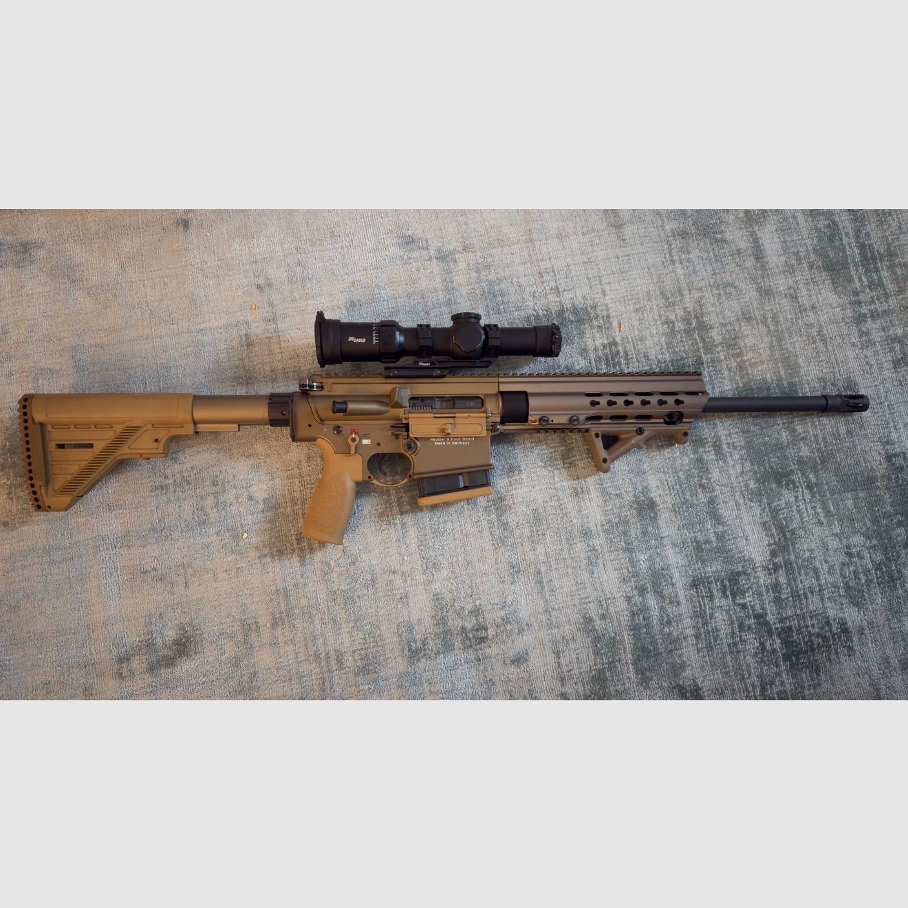 HK MR308 A3 16.5" with Sig Sauer TANGO-MSR 1-10x28