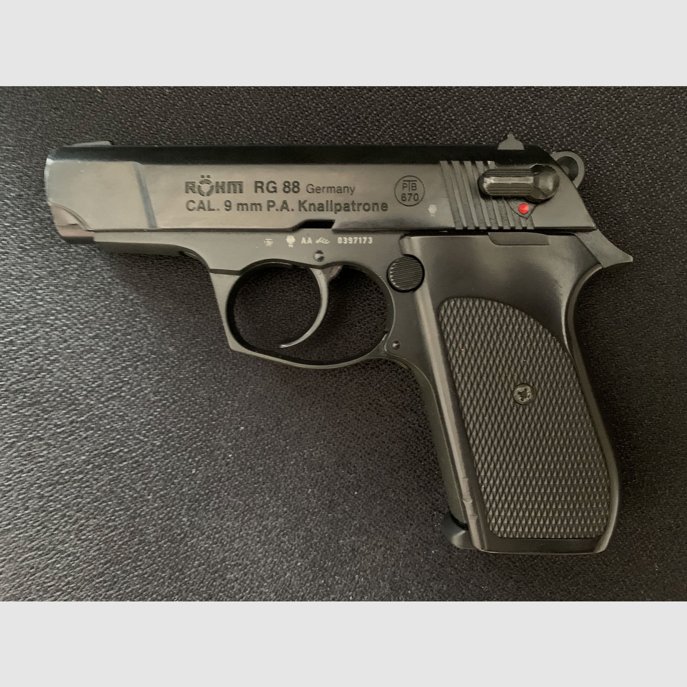 Röhm RG 88 PTB 670 9mm P.A.K.