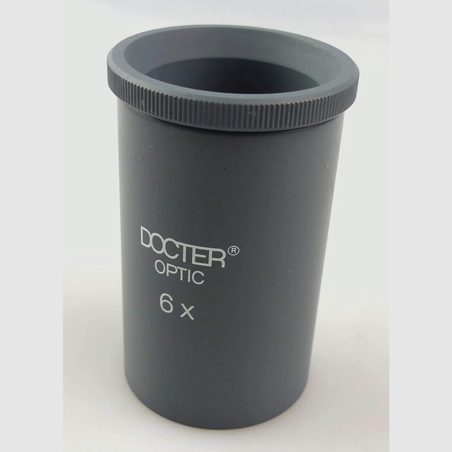 DOCTER 59056 Einstelllupe, 6-Fach grau