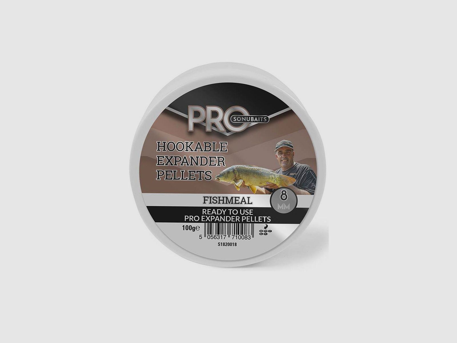 SONUBAITS – HOOKABLE EXPANDER PELLETS FISHMEAL 4MM 100g, immagine 1 di 2