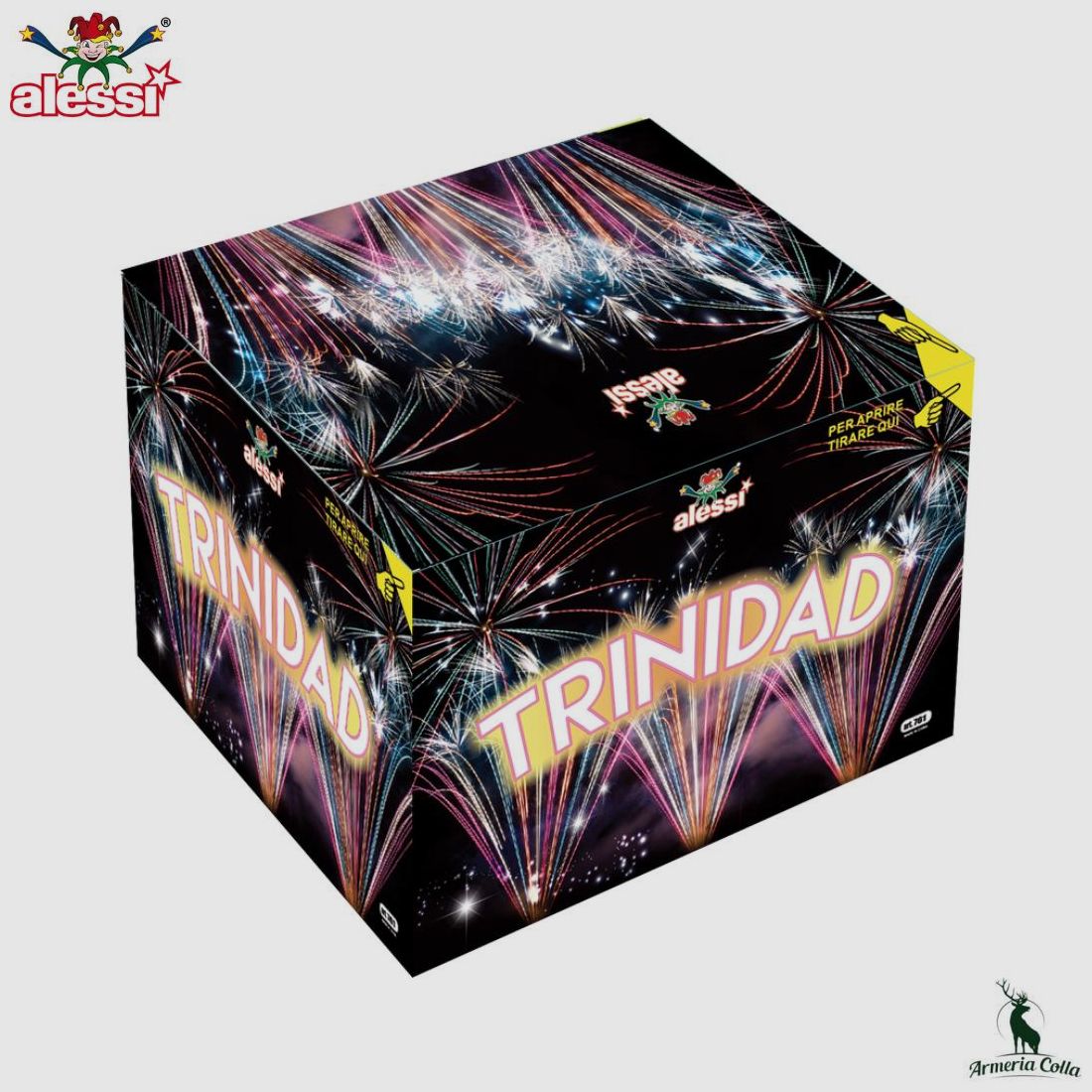 Alessi Fireworks Batterie 100 Schüsse Trinidad Art. 761