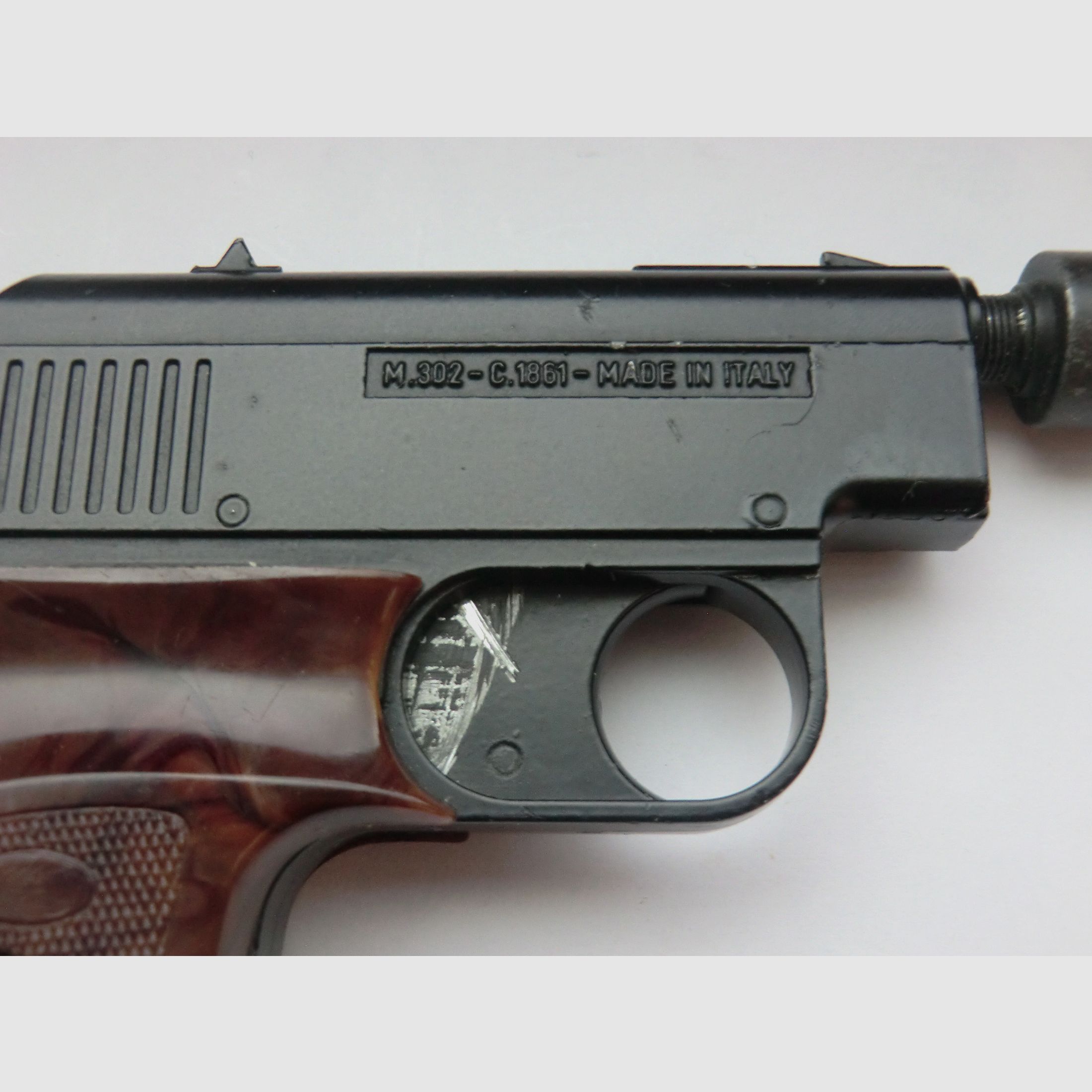 Umarex Mod. 302 ähnlich Röhm RG 3 ( Made in Italy ) 6mm PTB: 313  7 - Schuss Stangenmagazin, + 15mm Pyrobecher
