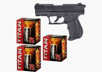 Zestaw fajerwerków na Sylwestra Walther P22 Ready Pistolet hukowy