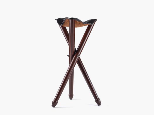 DREIBEINIGER HOCKER AUS HOLZ