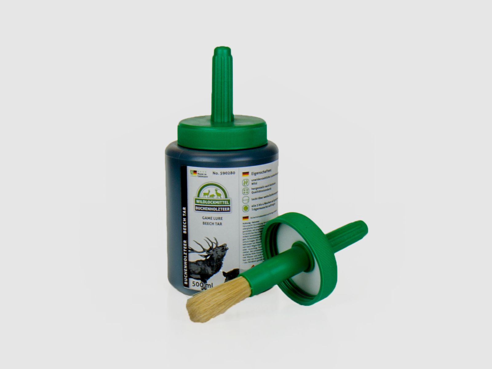 EUROHUNT Buchenholzteer 500ml Dose mit Pinsel