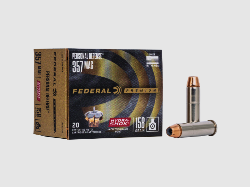 Federal .357 Mag. – 158gr Hydra Shok JHP – 20er