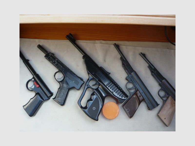 Zestaw pistoletów pneumatycznych 5 szt.