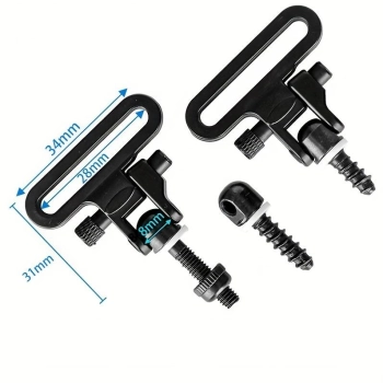 Riemenbügel für Waffen, 34 mm + Schrauben, Bild 1 von 2