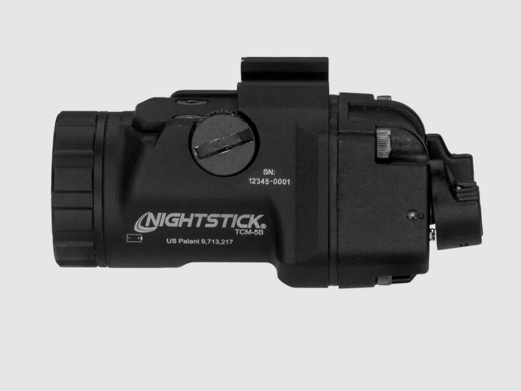 Linterna compacta montada en el arma para pistolas con riel corto TCM-5B - Nightstick, imagen 1 de 7