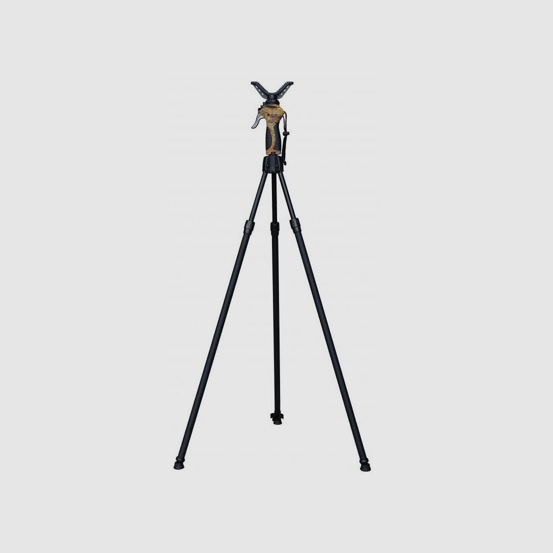 Teleskopisches Dreibein zur Unterstützung von Waffen, maximale Höhe 65"/170cm mit Halterung für Taschenlampe Art. DX-004 FIERYDEER, Bild 2 von 2