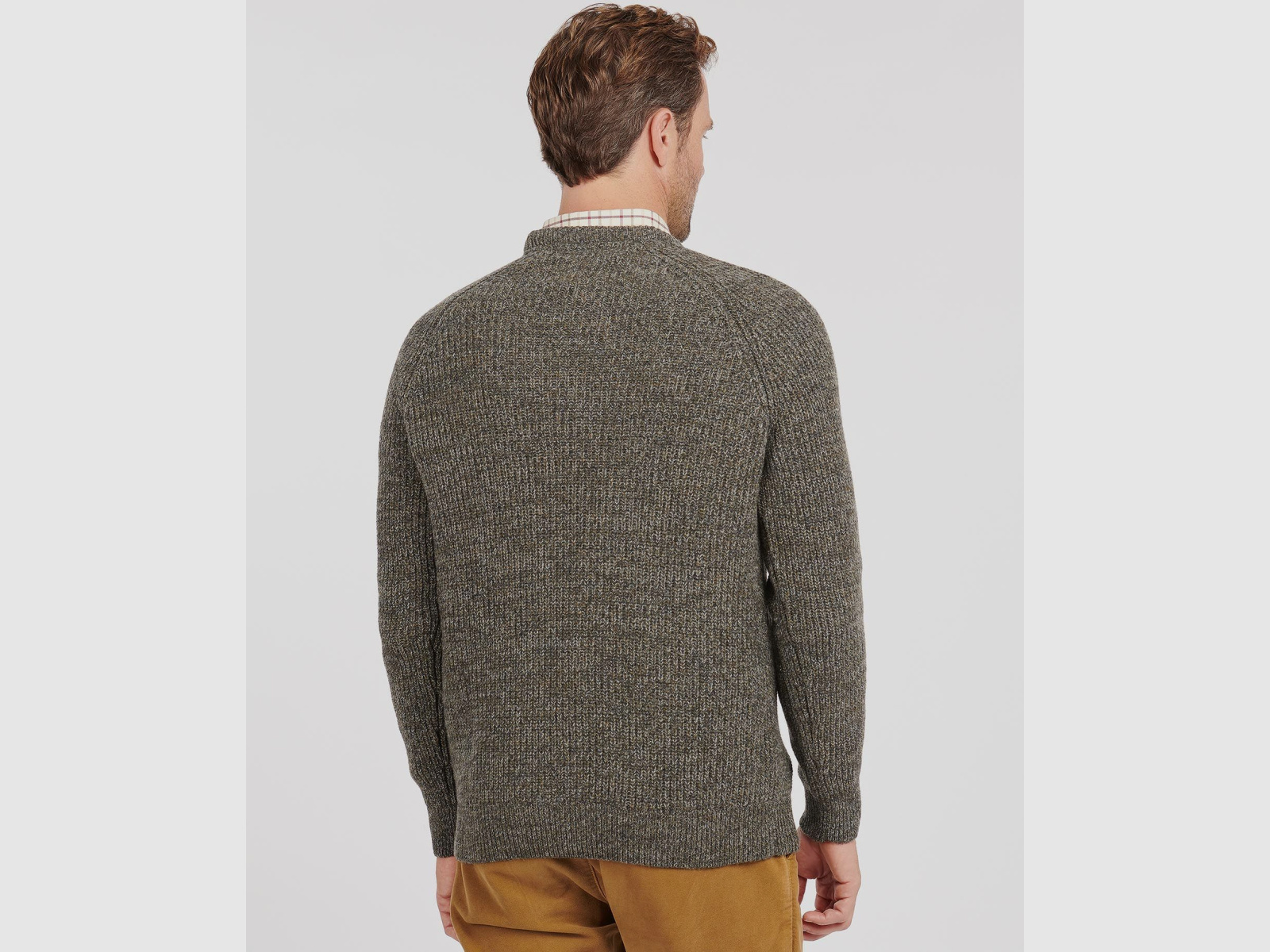 BARBOUR Horseford Crew Neck Pullover Olive