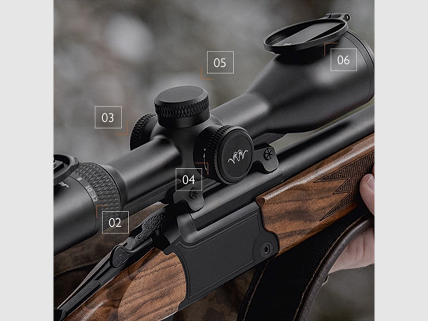 Visores compactos BLASER B2 iC 3-18×50 / iC QDC+ S (con carril), imagen 7 de 8