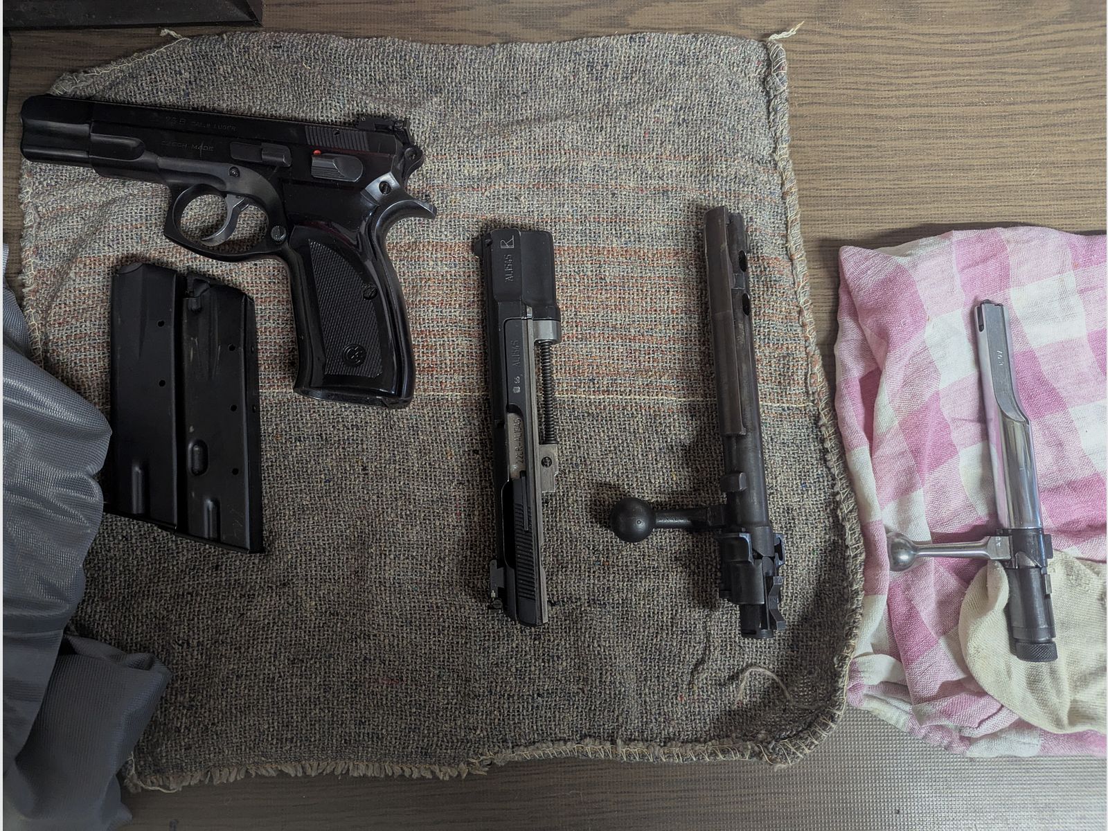 CZ 75B 9mm Luger inkl. Wechselsystem