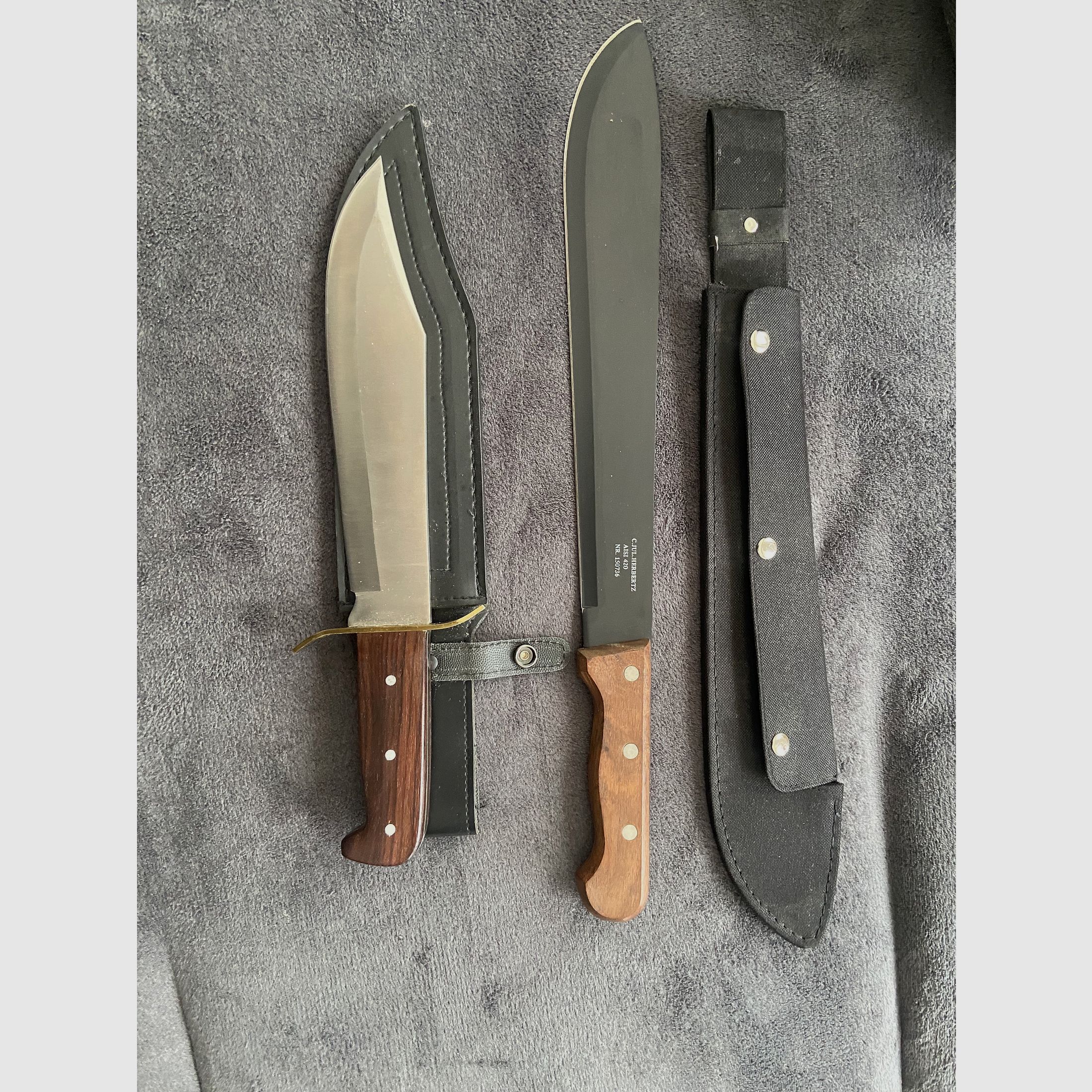 Große Messer-Sammlung aus Erbe (18-teilig) – Walther, Morakniv, Herbertz u.m. – ab 150€!