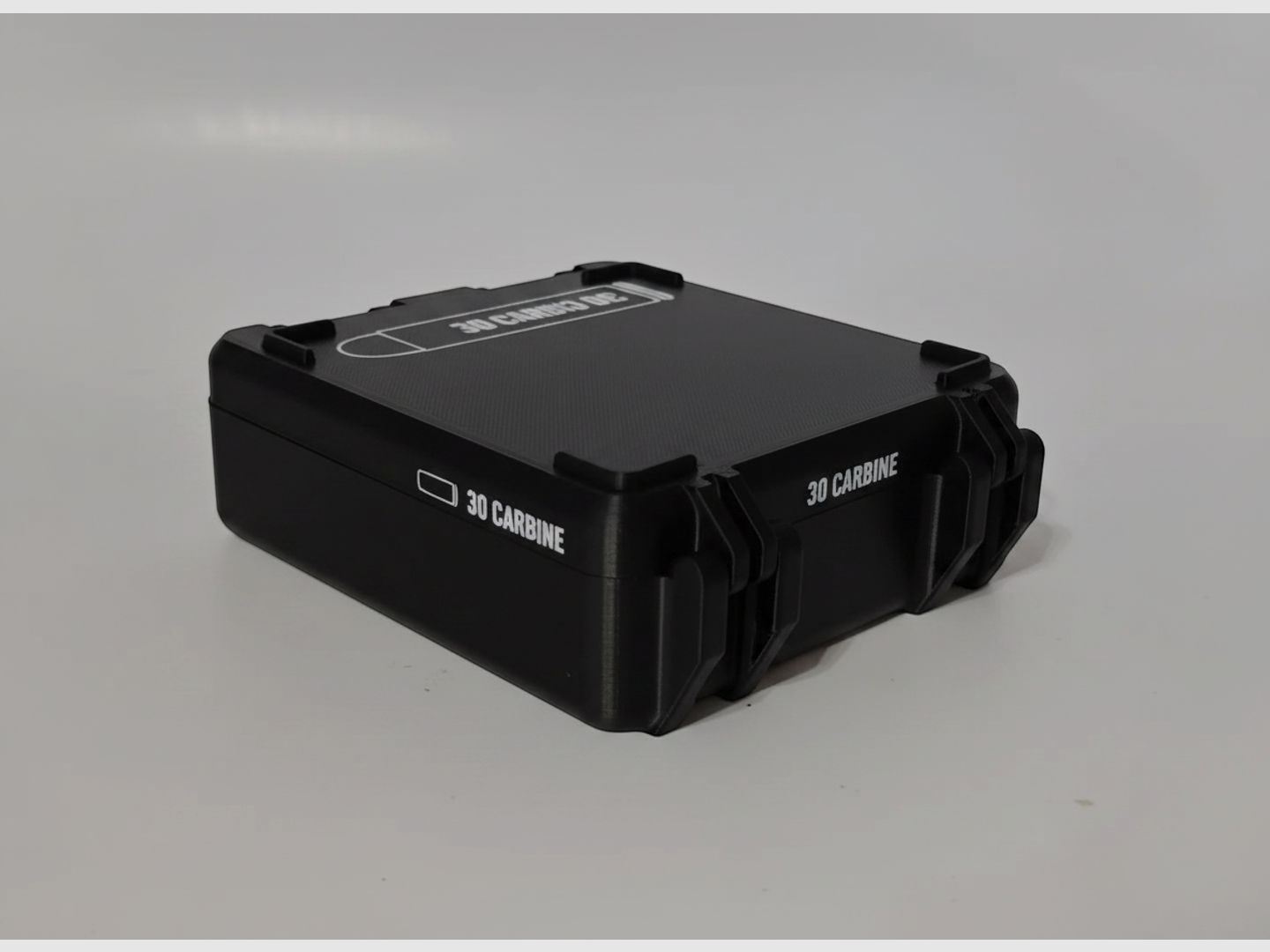 Filamelt Munitionsbox / 30 Carbine / 'Klapp- / Rastdeckel' / Patronenbox, Ammo Box
